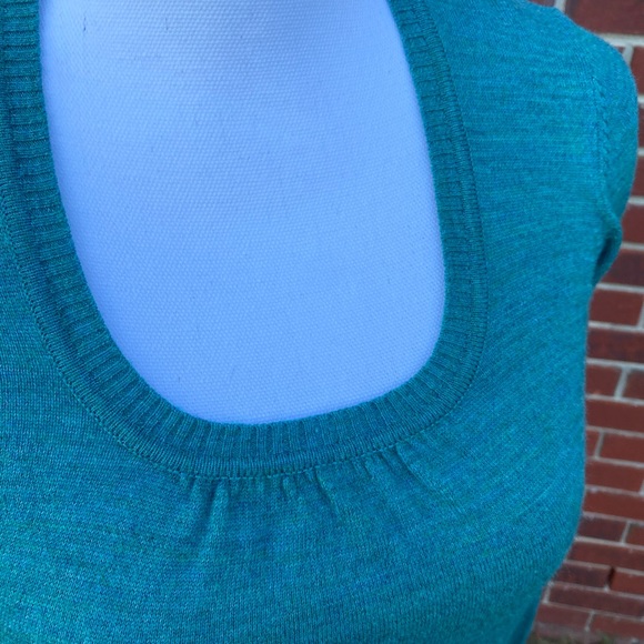 Green Wool Sweater St Patrick’s Day ADRIENNE VITTADINI GREEN WOOL BLEND SWEATERD - Picture 9 of 14